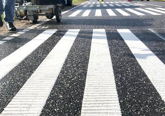 Thermoplastic road marking
