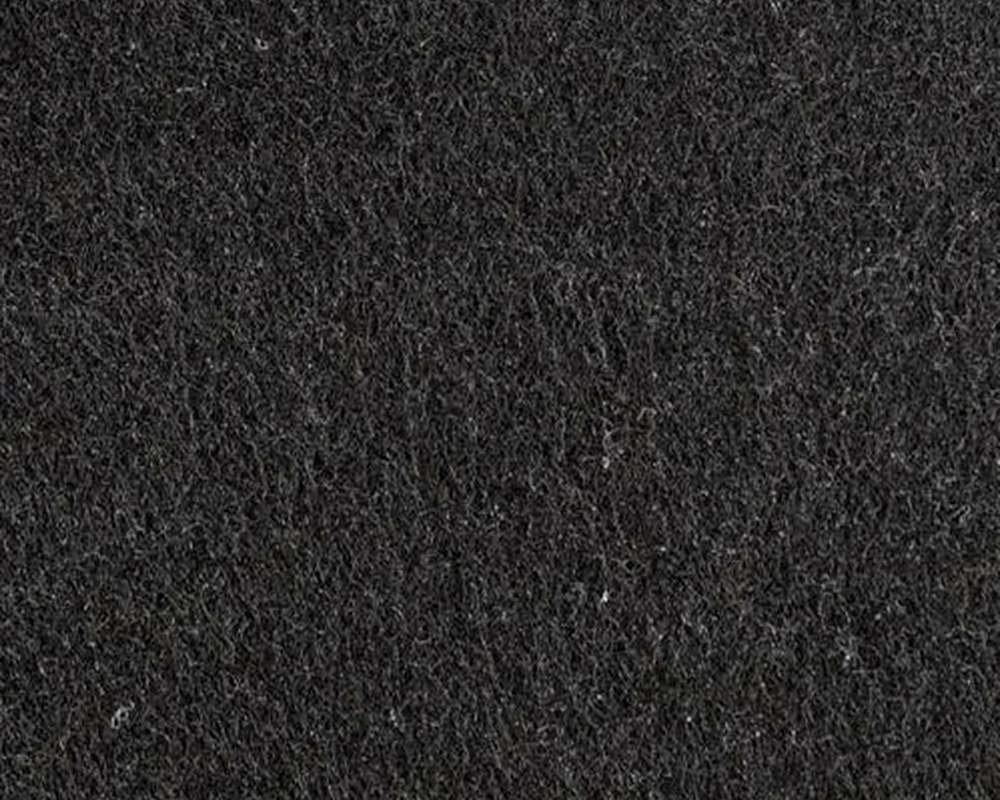 Non-woven geotextile needle-punched fabric structure close-up