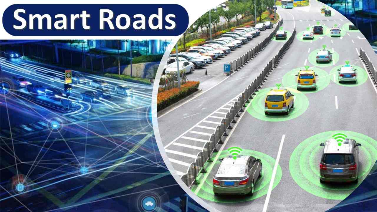 Smart roads integrating sensors, AI and V2X communication for future transportation