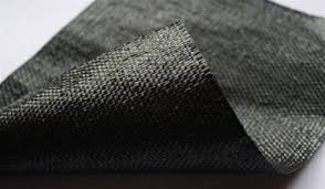 Woven geotextile fabric used in road construction in Kenya